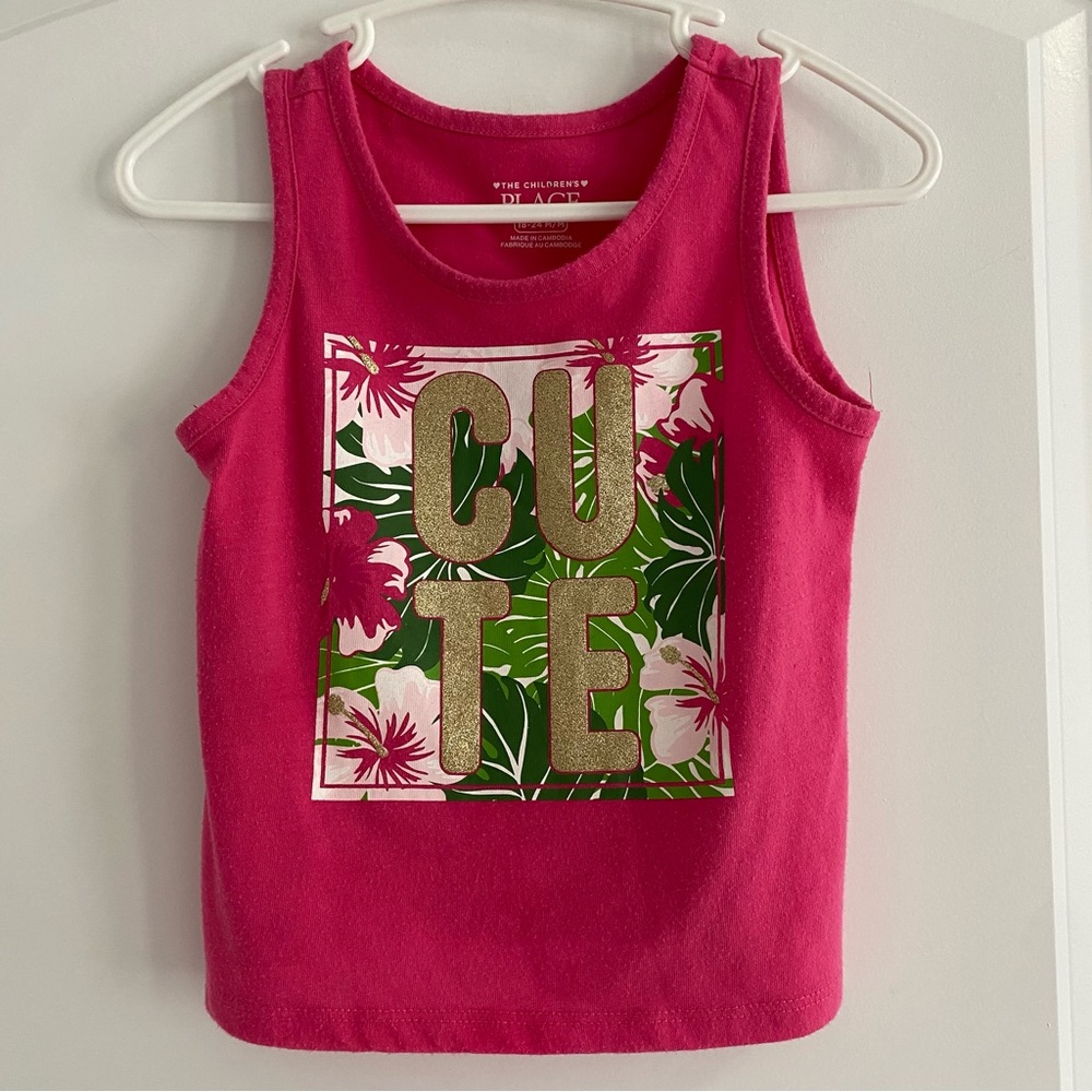 🟧$1 ADD-ON🟧 CHILDREN’S PLACE • 18-24m • Girl’s Tank Top